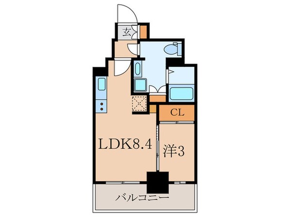 ﾊﾟｰｸｱｸｼｽ池袋ﾊﾟｰｸﾌﾛﾝﾄの物件間取画像